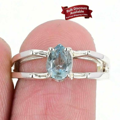 Swiss blue topaz gemstone - topaz, 925