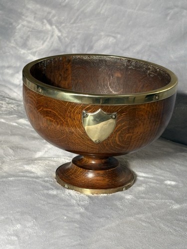 Antique english oak pedestal - oak,