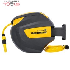 Retractable Hose Reel with automatic Hose return. Wall-mounted, Durable, UV-r...