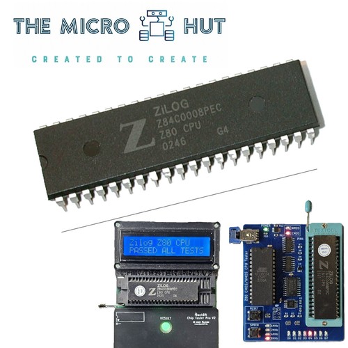 Zilog z84c0008pec z80 cpu 8mhz - zilog,