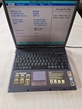 Vtg Retro Sony Vaio PCG-GRS615SP Model PCG-8K1M P4 2GHz 15" Laptop  Power On Tes