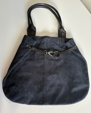 CARKS Navy Suede Leather