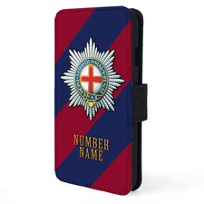 Personalised Coldstream Guards iPhone Case Military Flip Phone Cover Gift TR04