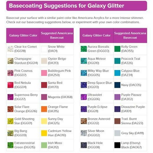Decoart galaxy glitter - decoart,
