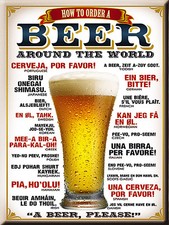 Metal tin Sign Plaque Bar Pub