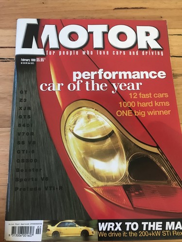 Motor car magazine feb 1998 - motor,