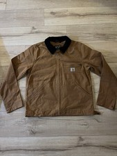 Carhartt Detroit Jacket Brown Tan Size Small