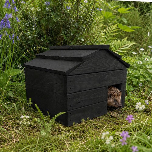 Handmade hedgehog house - hedgehog,