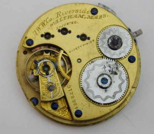 Vintage 1886 waltham 16s 15j - vintage,