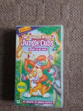 THE JUNGLE BOOK'S JUNGLE CUBS BORN TO BE WILD  VHS VIDEO