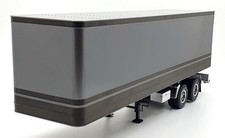 KK Scale Road Kings 1/18 Scale RK180162 - Semi Automatic Truck Trailer Met Grey