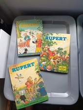 Vintage RUPERT Bear BOOK Lot