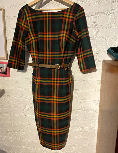 Collectif green orange - green, plaid