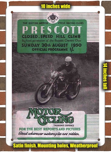Metal sign 1950 prescott - sign,