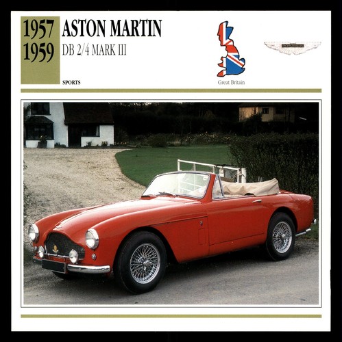 1957 1959 aston - martin, 2/4