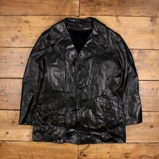 Vintage Leather Jacket XL 80s