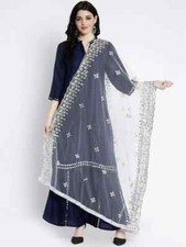 Women's Net Scarf Embroidered