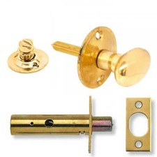 Yale Door Security Bolt With Thumbturn Brass (P-M44T-PL)
