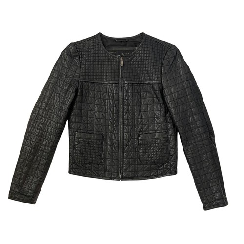 Zara quilted 100 lamb - quilted, leather
