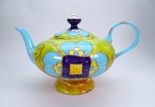 Soizick Boutique France Hand Painted Limoges Porcelain Collectable Teapot