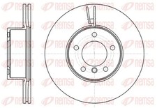 2x Brake disc Front Axle