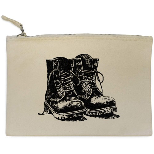 Old work boots - work, canvas