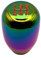 neo chrome T2 gear shift knob 5 speed red for jeep