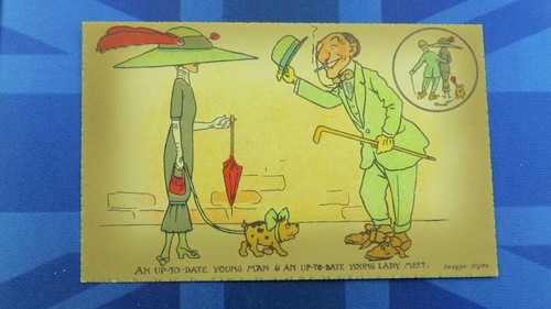 Reg carter comic postcard - carter,