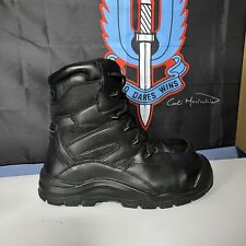 MENS BLACK SAFETY BOOTS Army Military Police Security Combat Work  G1 Tactical