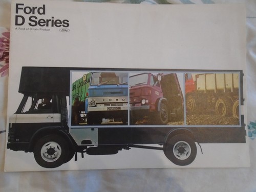 Ford series truck brochure - ford, d