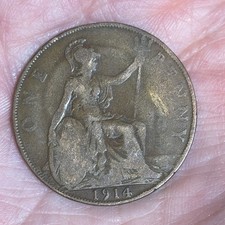 1914 King George V One Penny