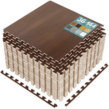 Sorbus 24" Wood Grain Floor