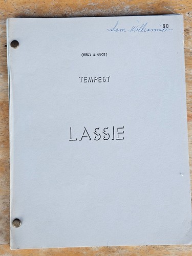 Vintage lassie show script - tv,