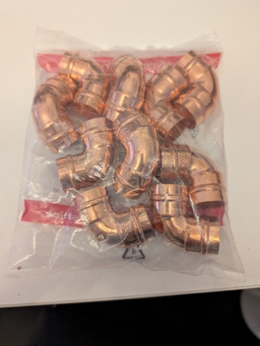 22mm copper elbows yorkshire - 22mm,