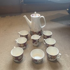 60's Figgjo Flint Turi Maja Mexico HTF Pattern Coffee set