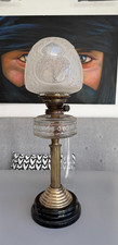 Antique oil lamp hinks burner