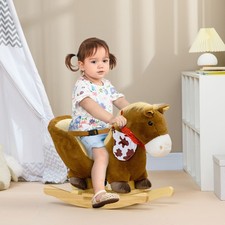 Kids Rocking Horse, Plush Baby