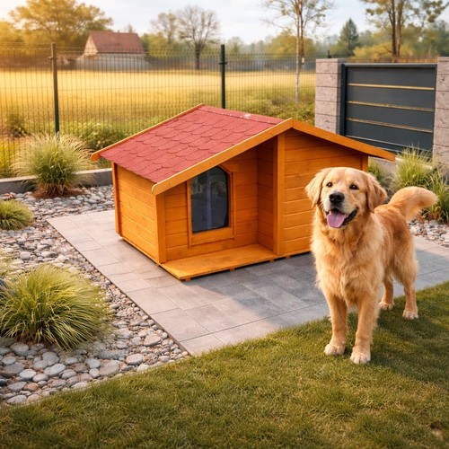 Insulated dog kennel - dog,