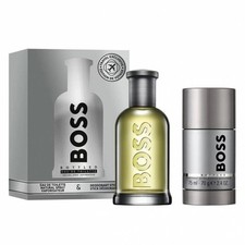 Hugo Boss Bottled Eau De Toilette 100ml Spray Travel Set | Damaged Box