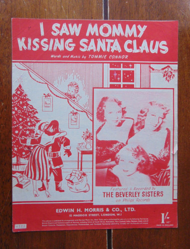 Saw mommy kissing santa - kissing,