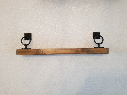 60cm rustic oak finished - 60cm,
