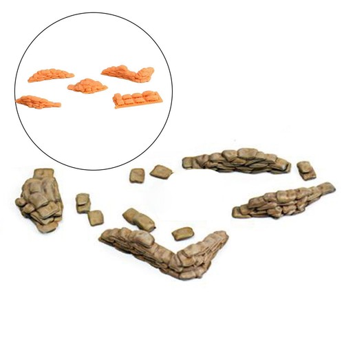 Sand bag set - 1/72, diorama