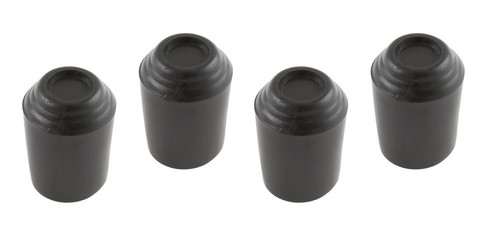 Pack black 16mm rubber - black,