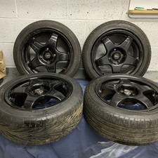 15” Team Dynamics Pro Race 3 Alloy Wheels with Tyres 4x108 Ford 
