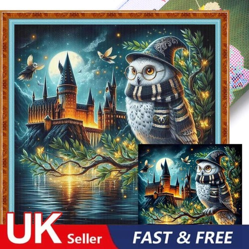 Halloween owl printed - halloween, cross