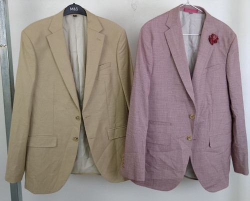 Men suit jackets 2xpcs - men's,