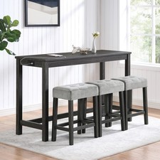 Bar Table Set with Power