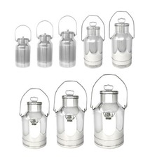 Stainless steel milk churn can - stainless,