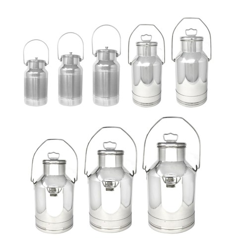 Stainless steel milk - steel, can