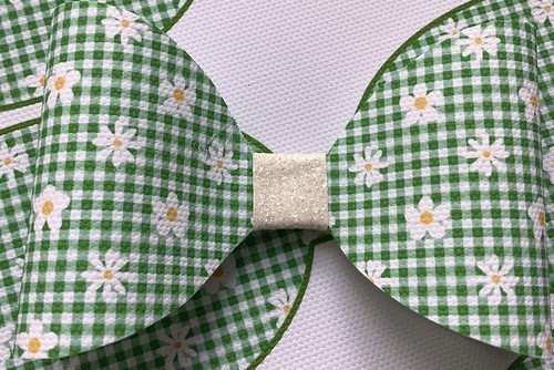 Daisy gingham green 4 - daisy,